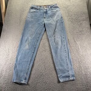 Vintage Structure Jeans Wear Mens 32x34 Blue Light Wash Cotton Tapered Fit Denim